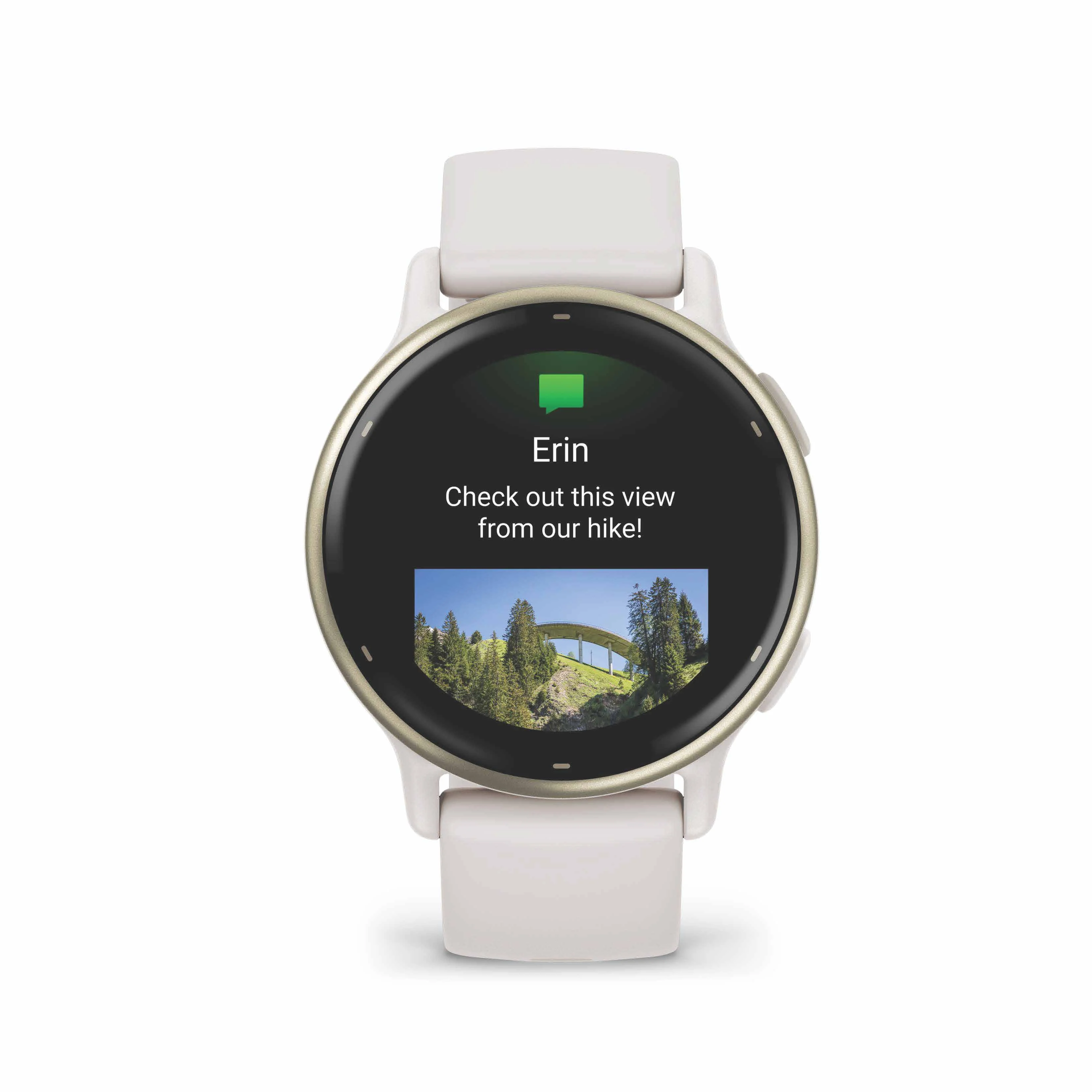 Часы спортивные Garmin vivoactive 5 010-02862-11 бежевые  - фото 2