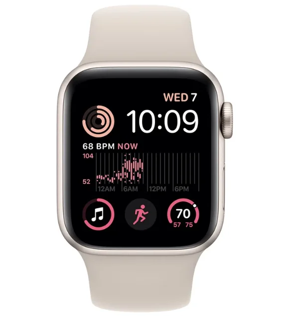 Смарт-часы Apple Watch SE 2022 40mm MNJP3GK/A Starlight Sport Band  - фото 2