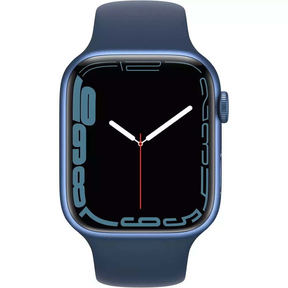 Смарт часы Apple Watch Series 7 41mm MKN13 Blue Aluminum Case  - фото 2