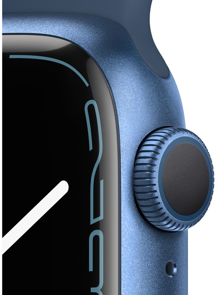 Смарт часы Apple Watch Series 7 41mm MKN13 Blue Aluminum Case  - фото 3