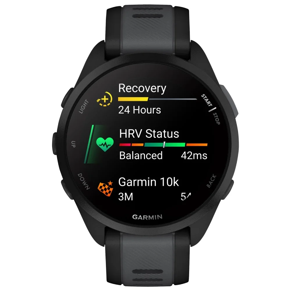 Смарт-часы Garmin Forerunner 165 Music Black Slate Gray 010-02863-20 43мм черно-серый  - фото 6
