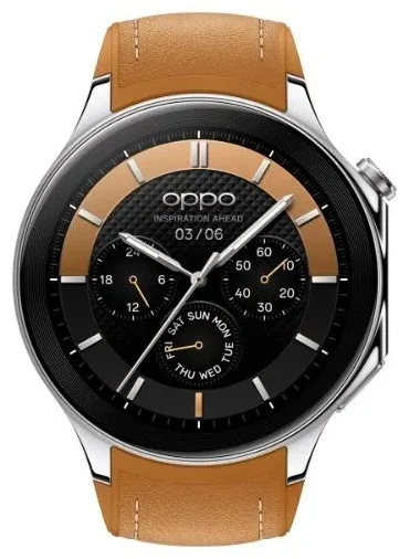 Смарт-часы Oppo Watch X OWWE231 47мм Silver Brown  - фото 3