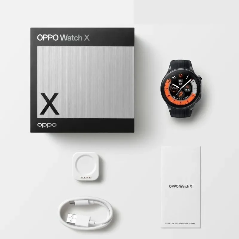 Смарт-часы Oppo Watch X OWWE231 47мм Silver Brown  - фото 5