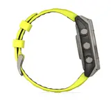 Смарт часы Garmin Fenix 8 010-02906-21 47mm Sapphire Titanium with Amp Yellow Silicone Band  - фото 4