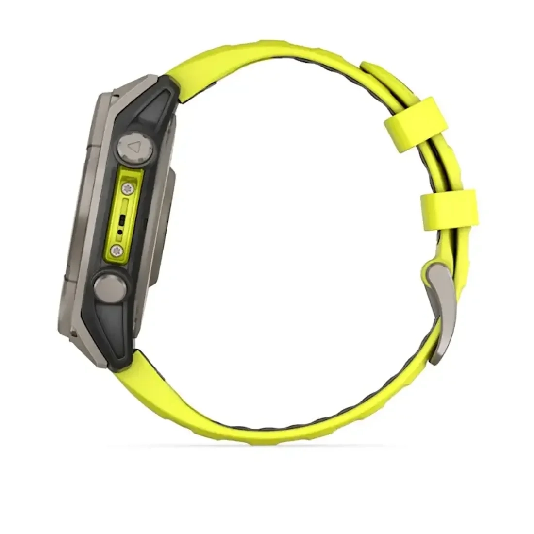 Смарт часы Garmin Fenix 8 010-02906-21 47mm Sapphire Titanium with Amp Yellow Silicone Band  - фото 6