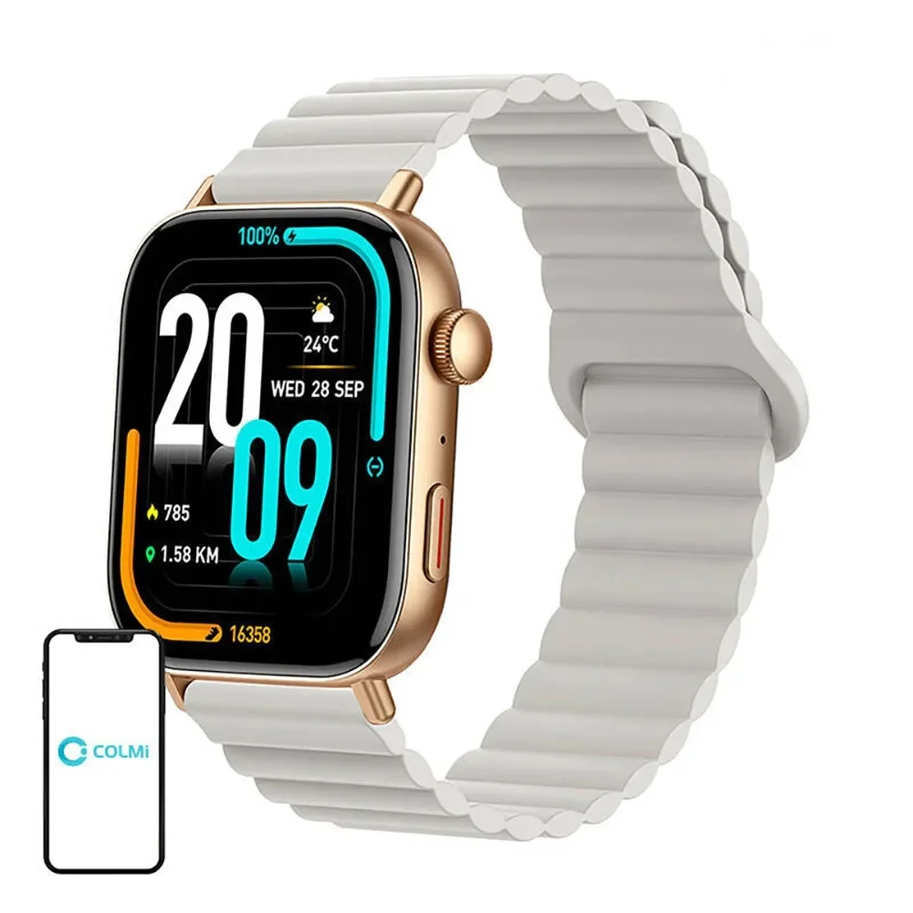 Смарт-часы Colmi C8 Max with Magnetic Strap 49mm Gold  - фото 2