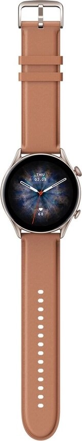 Смарт-часы Xiaomi Amazfit GTR 3 Pro Brown Leather  - фото 3