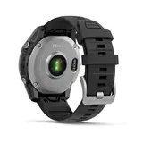 Смарт-часы Garmin Fenix E 010-03025-00 47mm Stainless Steel with Black Silicone Band  - фото 6