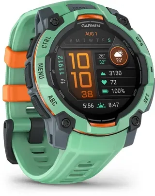 Смарт-часы Garmin Instinct 3 AMOLED 45 мм бирюзовый 