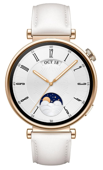 Смарт-часы Huawei Watch GT4 Aurora-B19L 55020BHX 41mm White Leather Strap  - фото 5