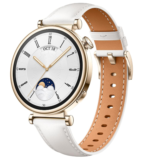 Смарт-часы Huawei Watch GT4 Aurora-B19L 55020BHX 41mm White Leather Strap  - фото 2