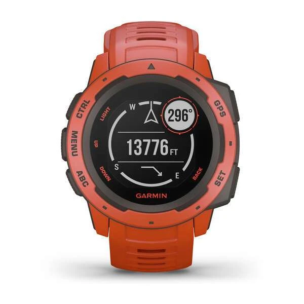 Смарт-часы Garmin Instinct Flame Red (010-02064-02) - фото 3