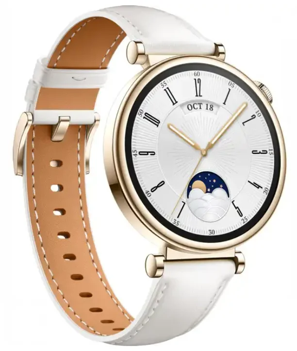 Смарт часы Huawei Watch GT 4 ARA-B19 41mm Leather Strap White  - фото 5