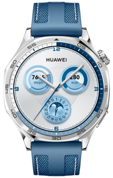 Смарт-часы Huawei Watch GT5 Woven Strap Vili-B19W 46mm Blue  - фото 2