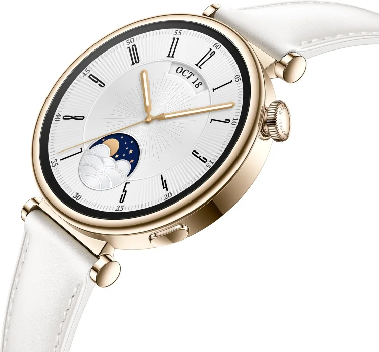 Смарт-часы Huawei Watch GT 4 41мм White Leather Strap + Подарок Наушники Huawei FreeBuds SE 2 White  - фото 6