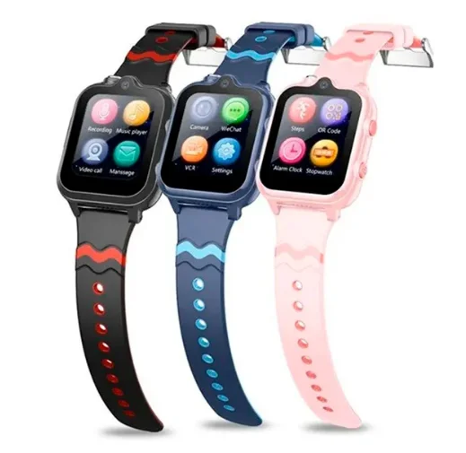 Смарт-часы Wonlex KidsTime KT18 Pro 43mm Blue  - фото 4