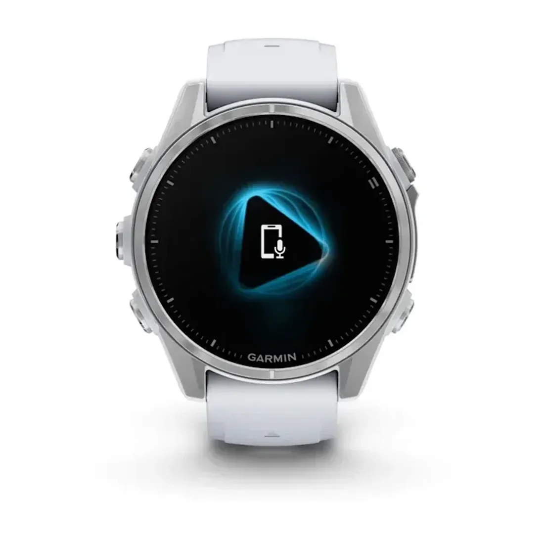 Смарт-часы Garmin Fenix 8S 010-02903-00 43mm Silver with Whitestone Silicone Band  - фото 6