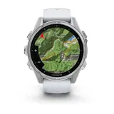 Смарт-часы Garmin Fenix 8S 010-02903-00 43mm Silver with Whitestone Silicone Band  - фото 7