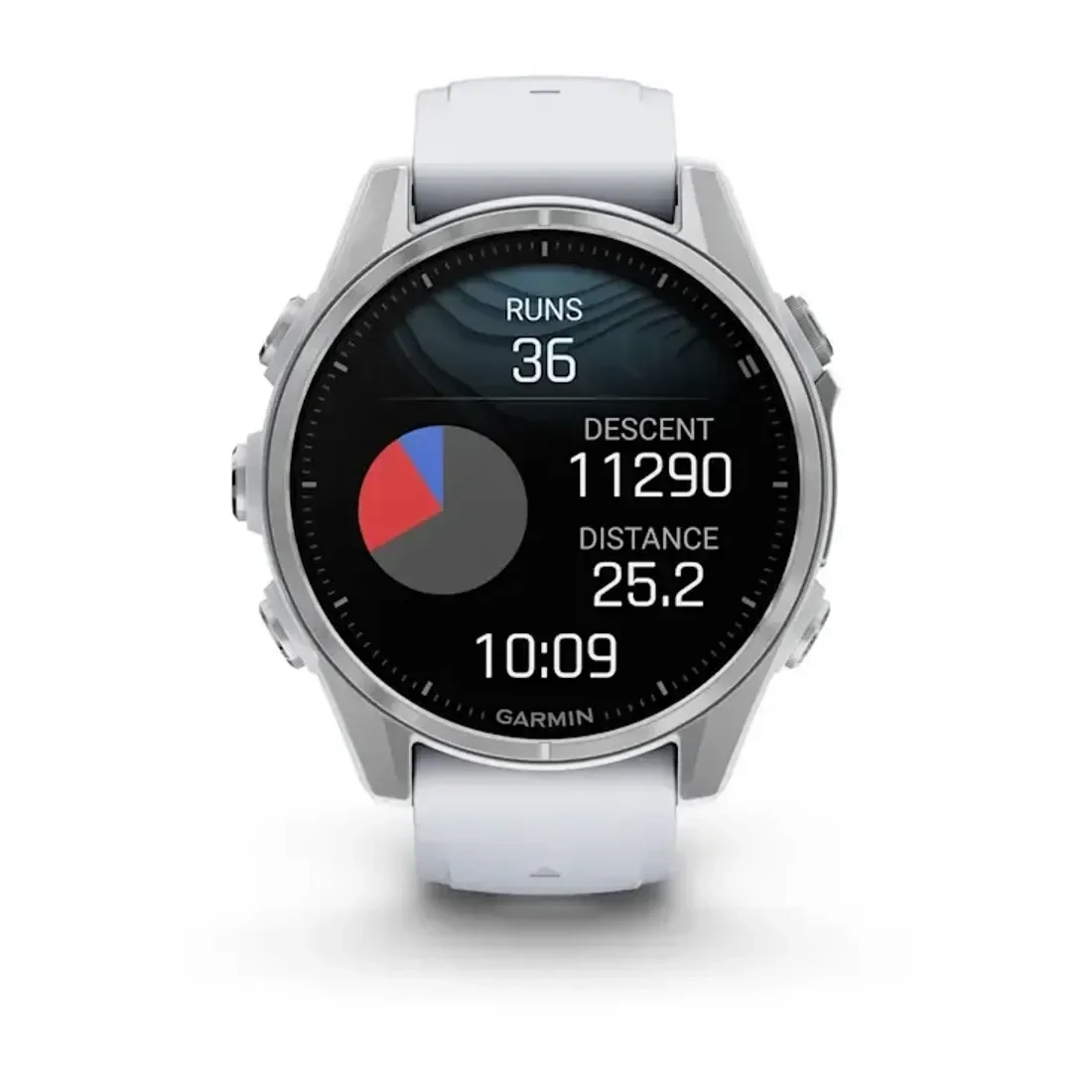 Смарт-часы Garmin Fenix 8S 010-02903-00 43mm Silver with Whitestone Silicone Band  - фото 8