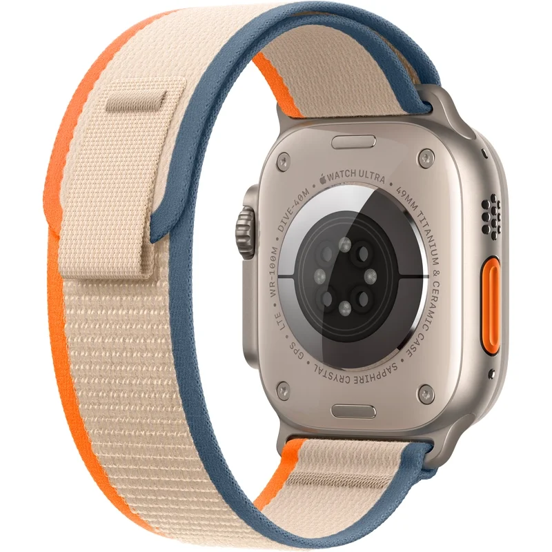 Смарт-часы Apple Watch Ultra 2 GPS + Cellular 49mm MRF13 Orange/Beige Trail Loop — S/M  - фото 2