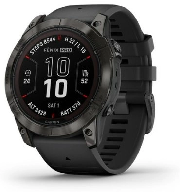 Смарт-часы Garmin Fenix 7X Pro Sapph Solar черный 