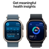 Apple смарт-сағаты Watch Ultra 3 GPS + Cellular 49mm Natural Titanium Case with Blue/Bright Blue Trail Loop - S/M - фото 7