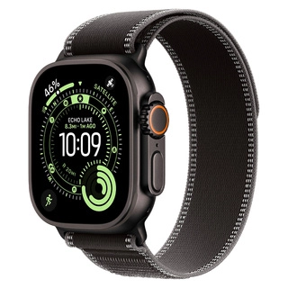 Apple смарт-сағаты Watch Ultra 3 GPS + Cellular 49mm Black Titanium Case with Black/Charcoal Trail Loop - S/M