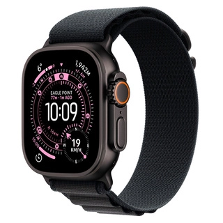 Apple смарт-сағаты Watch Ultra 3 GPS + Cellular 49mm Black Titanium Case with Black Alpine Loop - Large