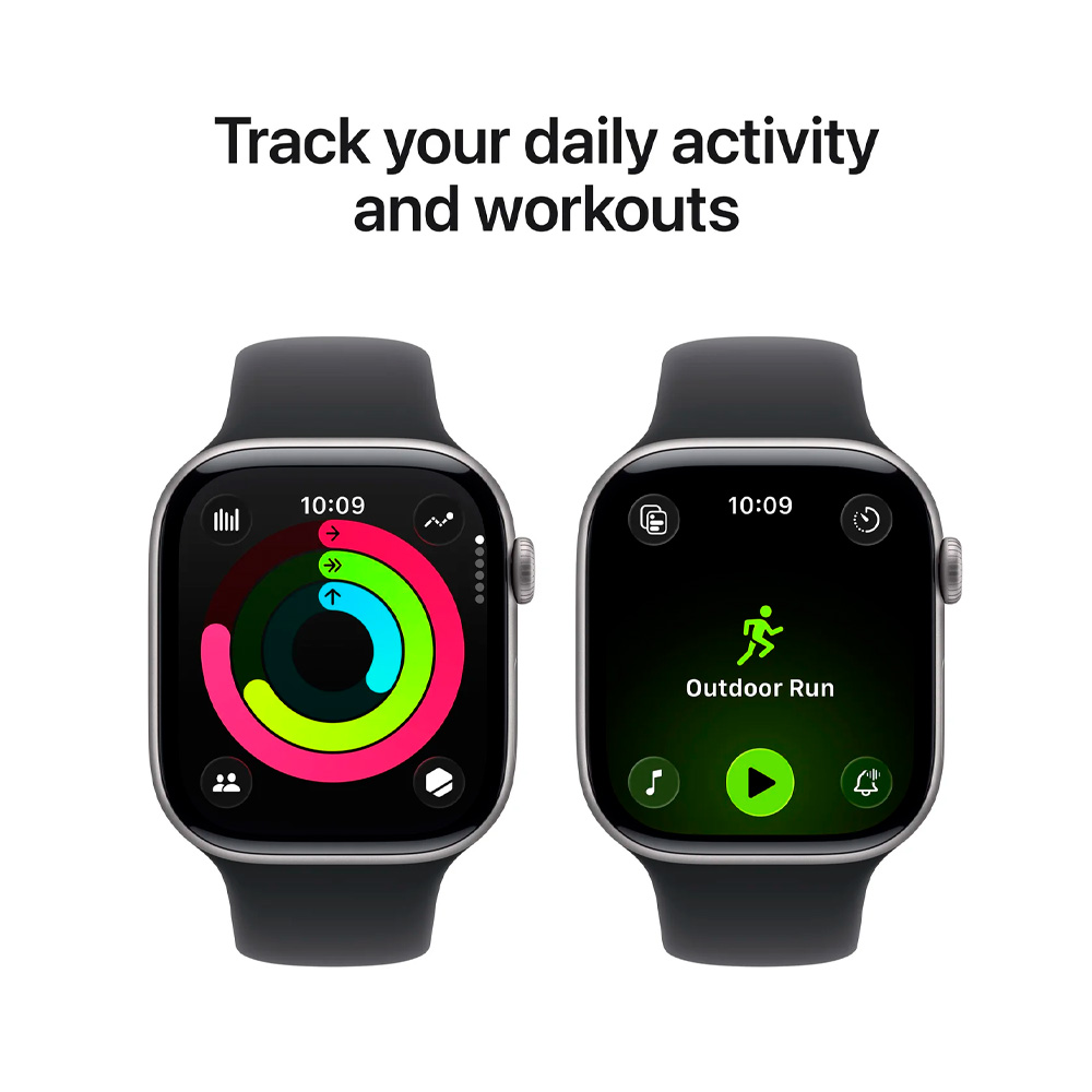 Смарт часы Apple Watch Series 11 GPS 46mm Silver Aluminium Case with Purple Fog Sport Band - S/M - фото 4