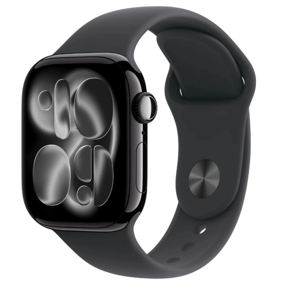 Смарт часы Apple Watch Series 11&nbsp;GPS&nbsp;42mm&nbsp;Jet Black Aluminium Case with Black Sport Band - S/M