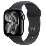 Смарт часы Apple Watch Series 11&nbsp;GPS&nbsp;42mm&nbsp;Jet Black Aluminium Case with Black Sport Band - S/M