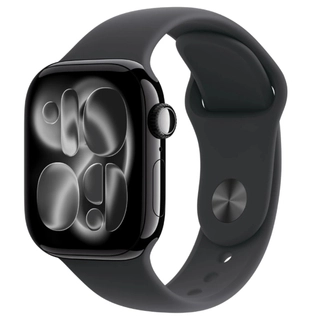 Смарт часы Apple Watch Series 11&nbsp;GPS&nbsp;42mm&nbsp;Jet Black Aluminium Case with Black Sport Band - S/M