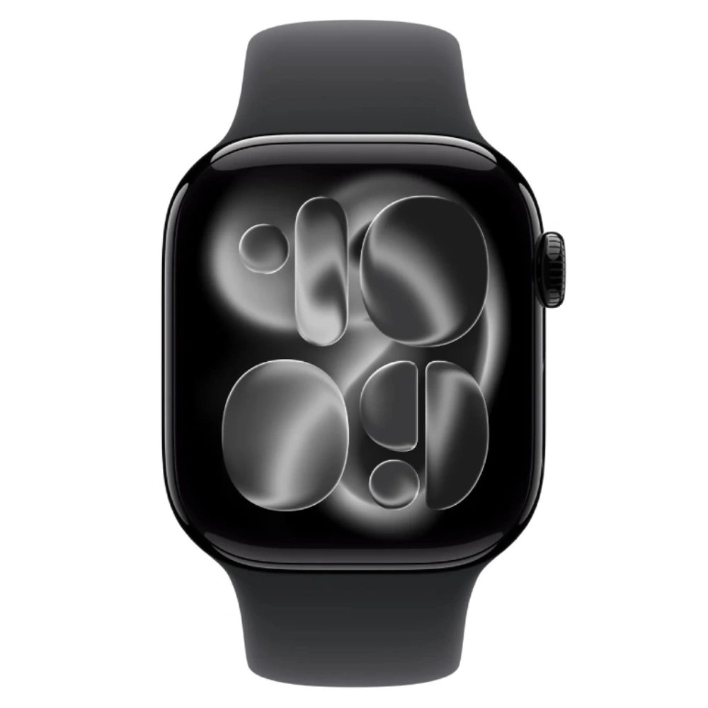 Смарт часы Apple Watch Series 11&nbsp;GPS&nbsp;42mm&nbsp;Jet Black Aluminium Case with Black Sport Band - S/M - фото 3