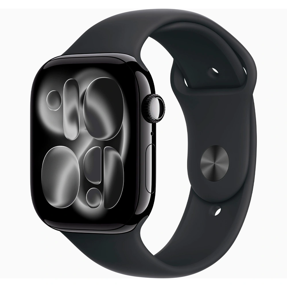 Apple смарт сағаттары Watch Series 11 GPS 46mm Jet Black Aluminium Case with Black Sport Band - S/M