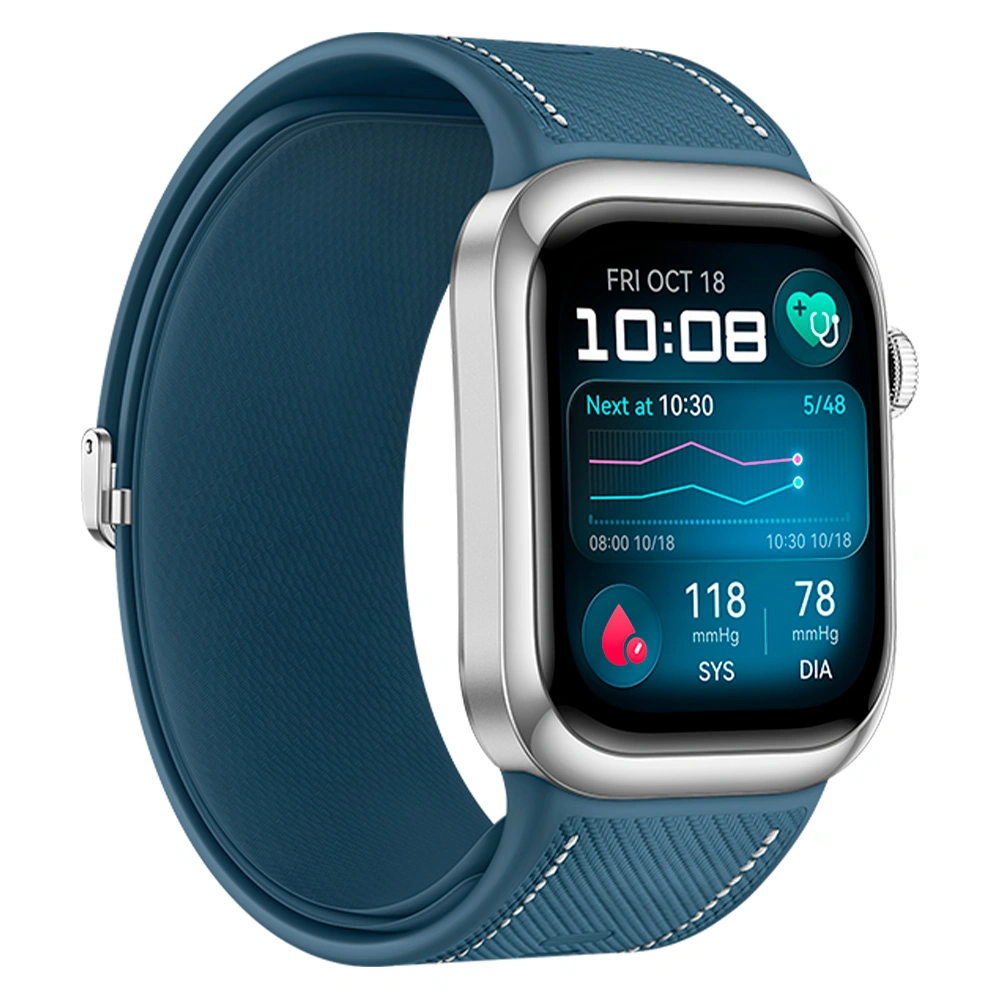 Смарт-часы HUAWEI Watch D2 Blue Composite Leather Strap Luca-B29 - фото 6