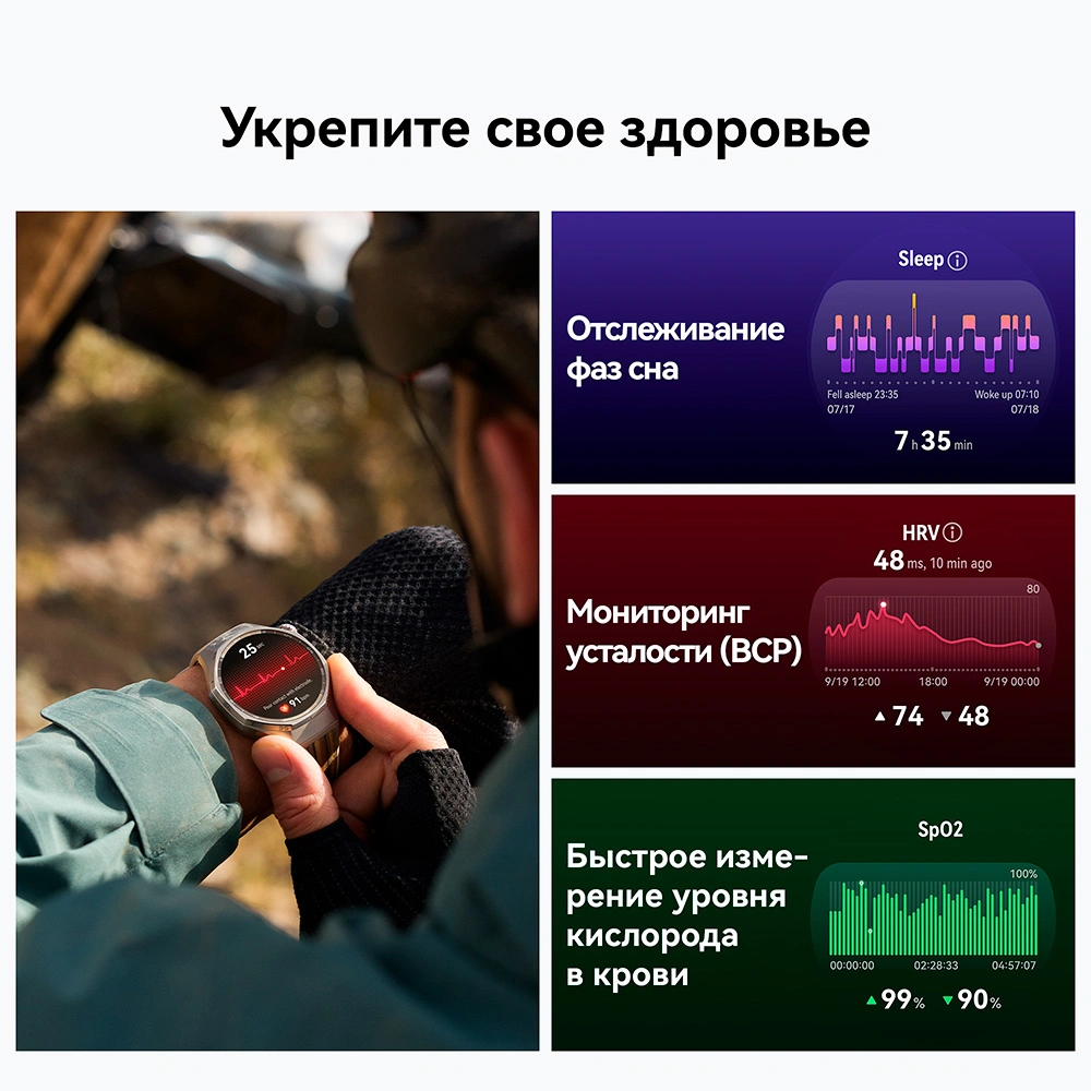 Смарт часы HUAWEI Watch GT 6 Pro (46mm) Titanium Atum-B29M - фото 11