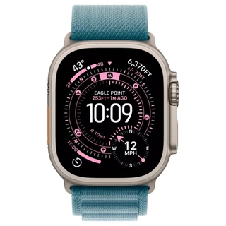 Смарт часы Apple Watch Ultra 3GPS + Cel49mmNat Titm Case with Light Blue AlpLoop - Medium - фото 2