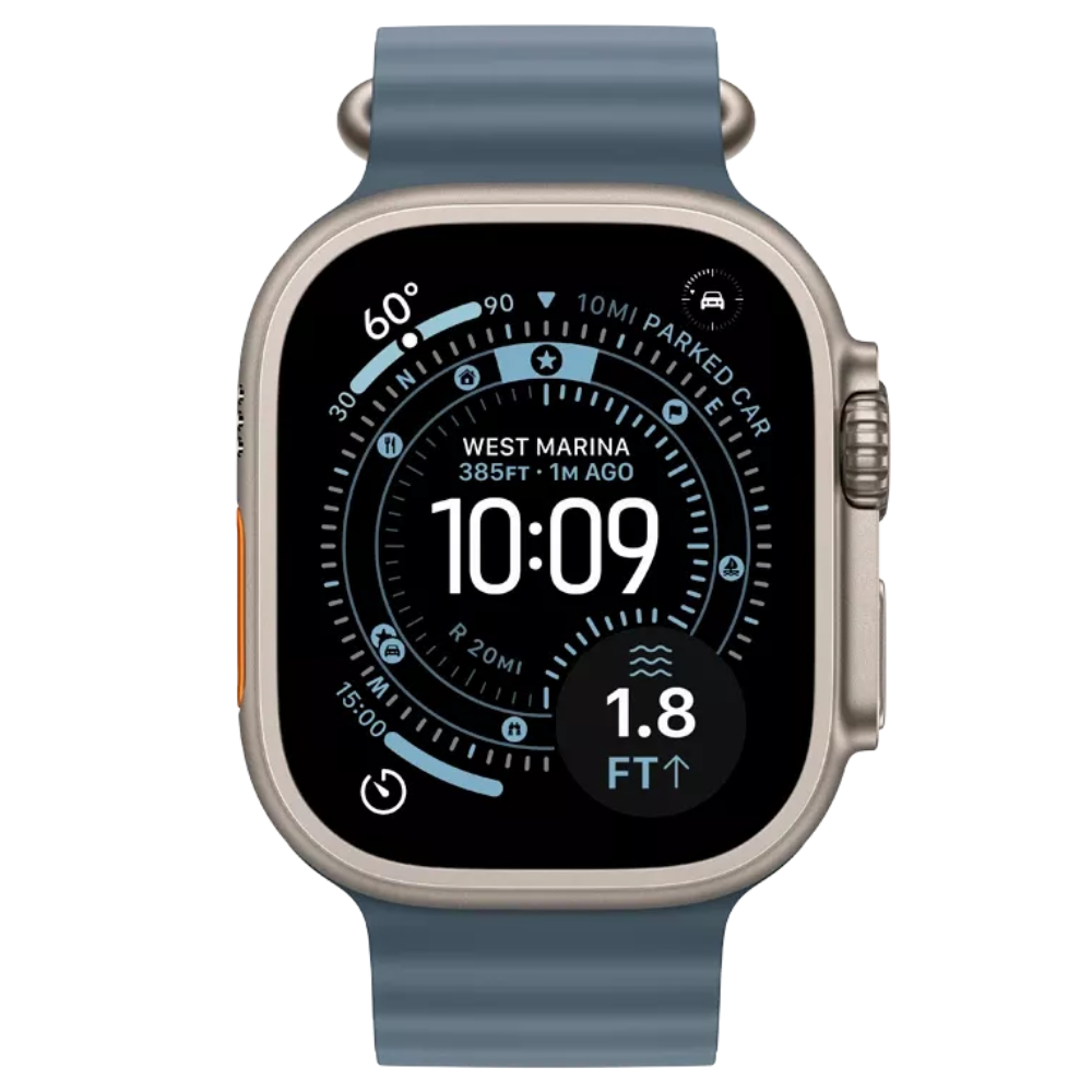 Смарт часы Apple Watch Ultra 3 GPS + Cel49mmNat Titm Case with Anchor Blue Ocean Band - M/L - фото 2