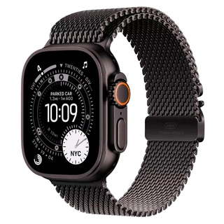 Смарт часы Apple Watch Ultra 3 GPS + Cel 49mm Black Tit Case with Black Tit Milanese Loop - Medium