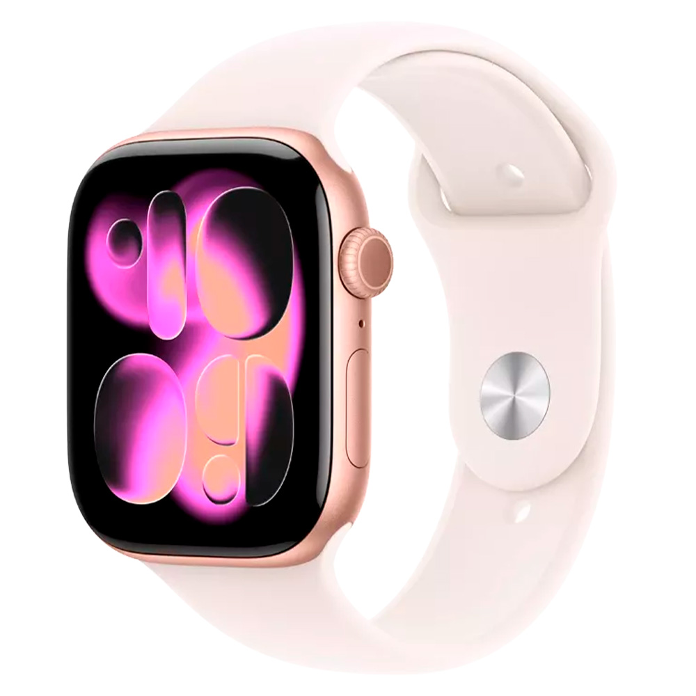 Смарт часы Apple Watch Series 11 GPS 46mm Rose Gold Alum Case with Light Blush Sport Band - M/L