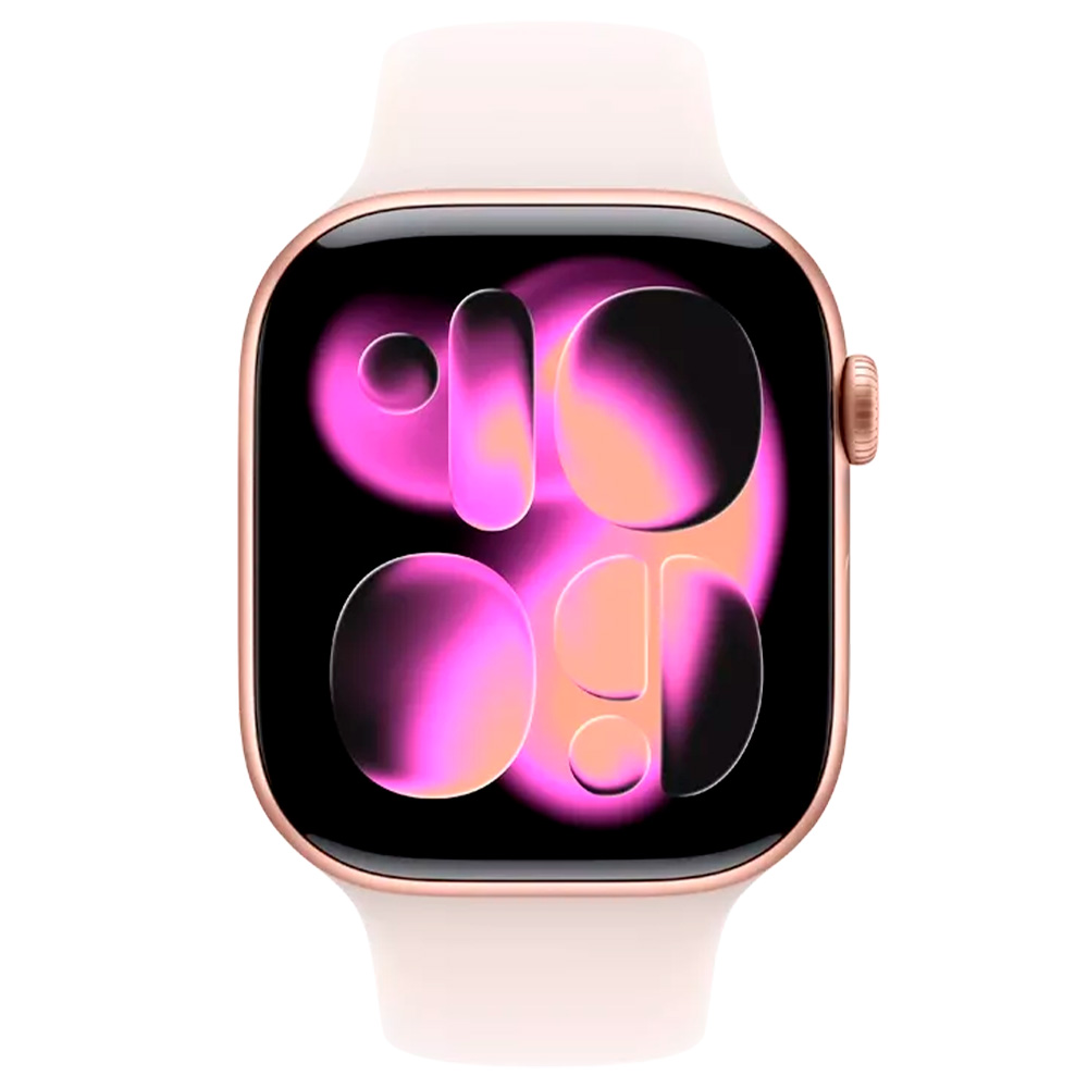Смарт часы Apple Watch Series 11 GPS 46mm Rose Gold Alum Case with Light Blush Sport Band - M/L - фото 2