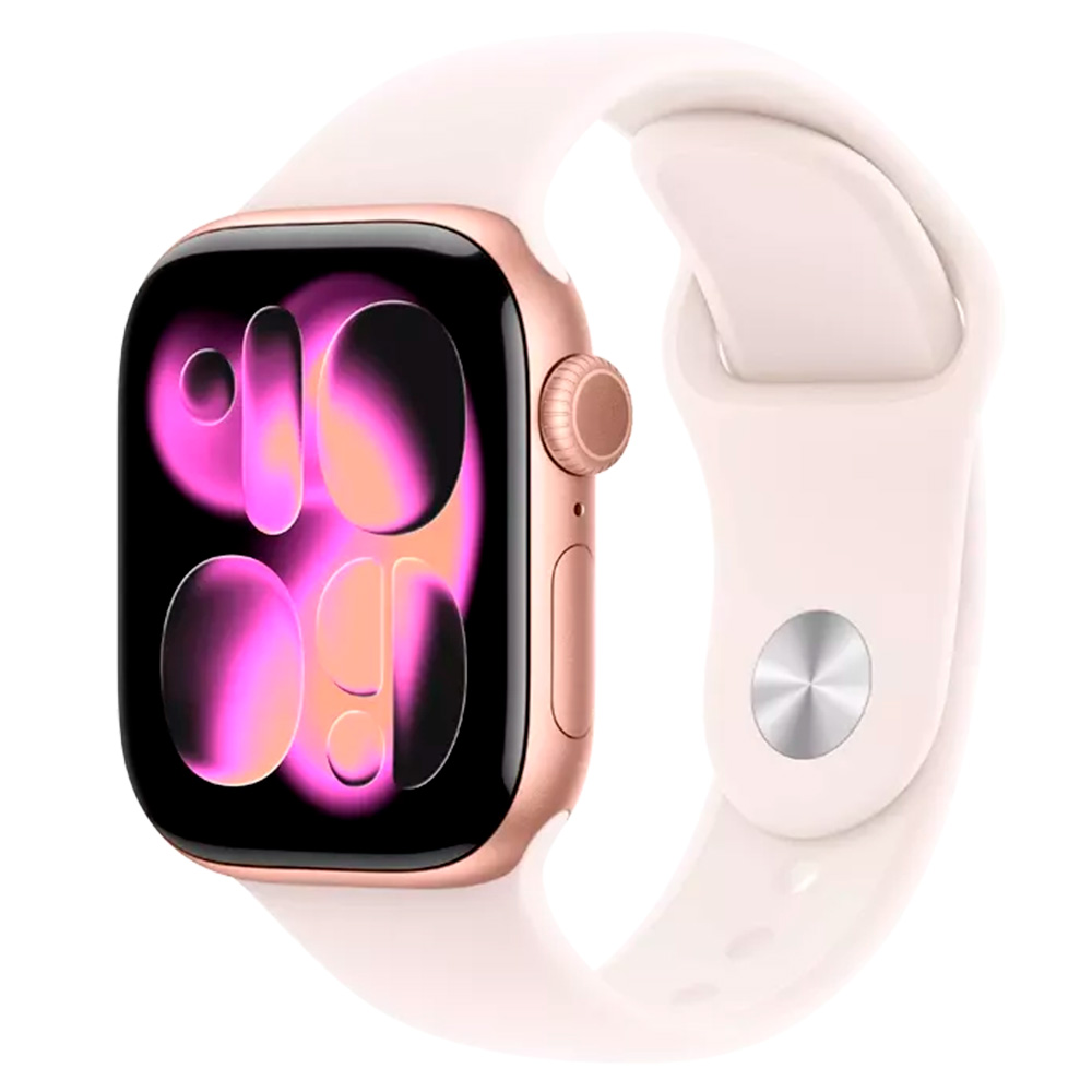 Смарт часы Apple Watch Series 11 GPS 42 mm Rose Gold Alum Case with Light Blush Sport Band - S/M