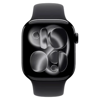 Смарт часы Apple Watch Series 11 GPS 46mm Jet Black Aluminium Case with Black Sport Band - M/L - фото 2