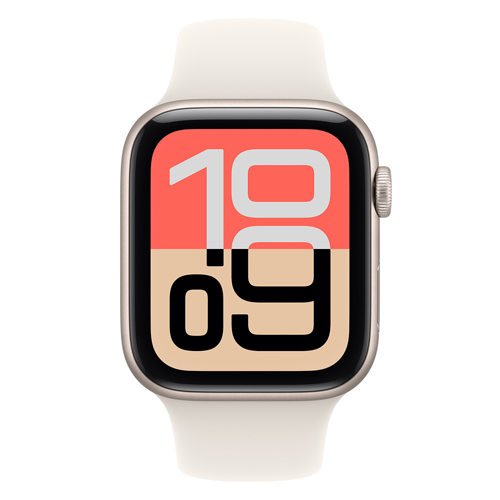 Смарт часы Apple Watch SE 3&nbsp;GPS&nbsp;44mm&nbsp;Starlight Aluminium Case with Starlight Sport Band - S/M - фото 2