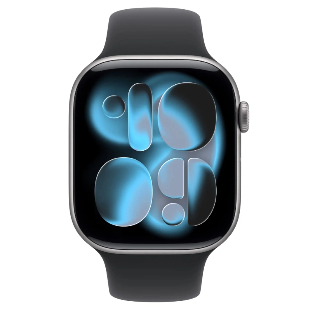 Apple ақылды сағаттары Watch Series 11&nbsp;GPS&nbsp;42mm&nbsp;Space Grey Aluminium Case with Black Sport Band - M/L - фото 2