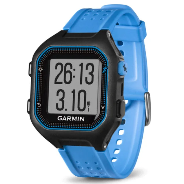 Garmin спорттық сағатттары Forerunner 25 қара -көк (010-01353-11)