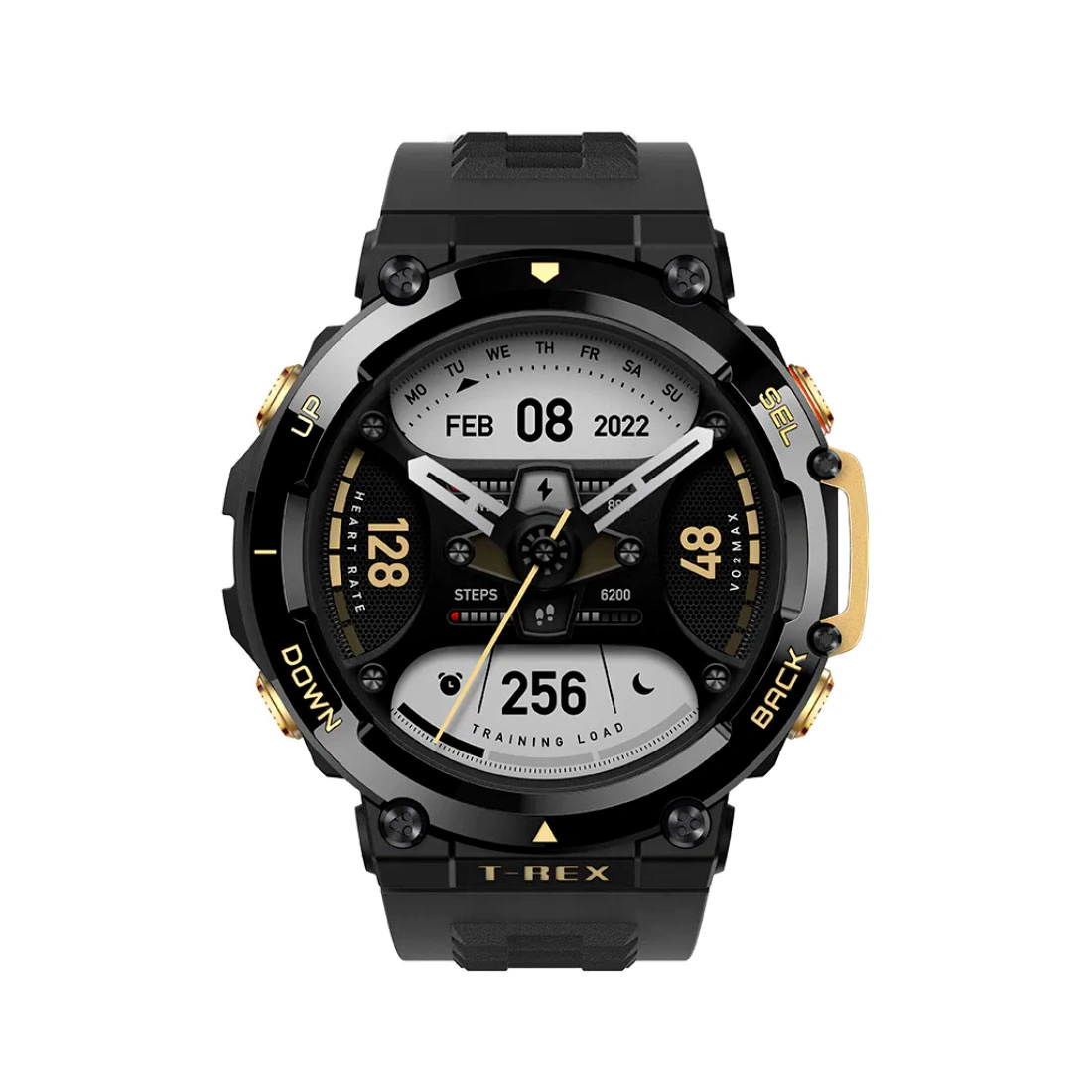 Смарт часы Amazfit T-Rex 2 A2170 Astro Black and Gold A2170 - фото 2