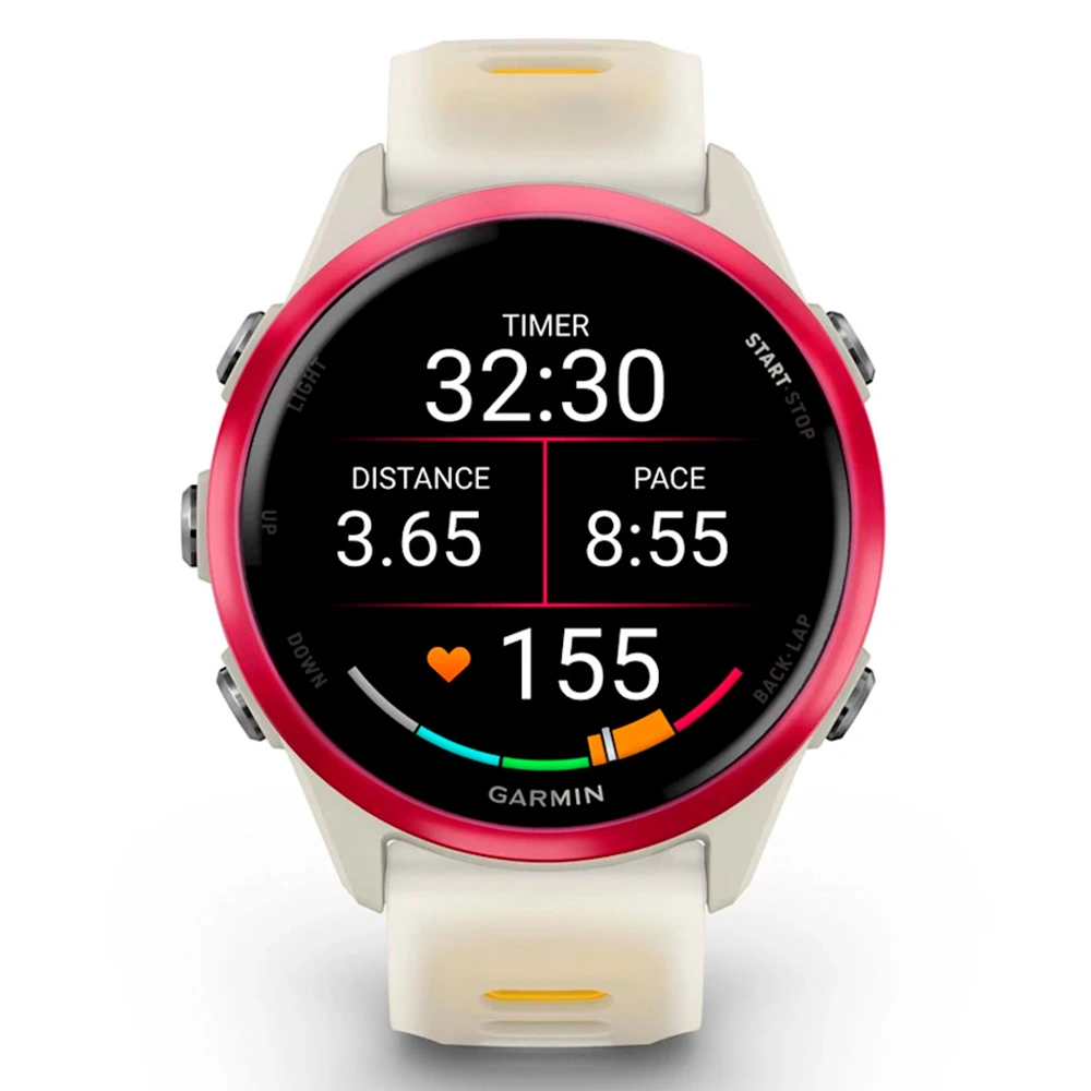 Смарт часы Garmin Forerunner 570 - 42mm Raspberry white (010-02970-02) - фото 2