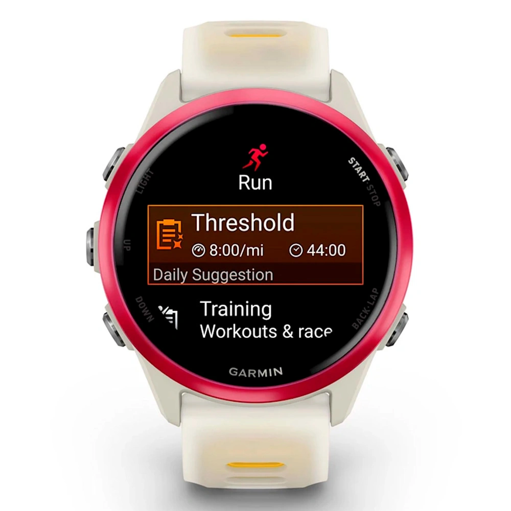 Смарт часы Garmin Forerunner 570 - 42mm Raspberry white (010-02970-02) - фото 6