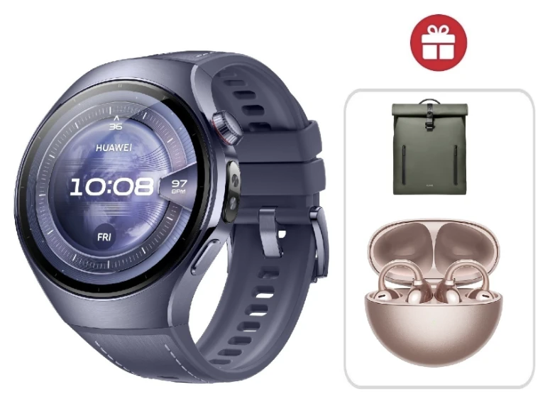 Смарт-часы Huawei Watch 5 46 мм фиолетовый + подарок 